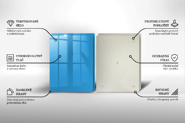Zaščitna plošča za štedilnik Modra barva