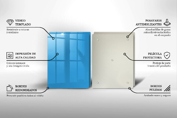 Zaščitna plošča za štedilnik Modra barva