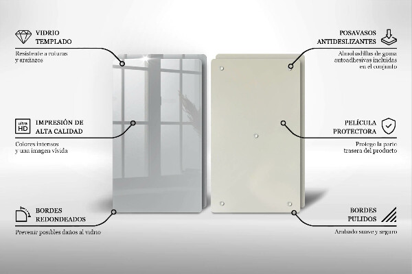 Zaščitna plošča za štedilnik Siva barva