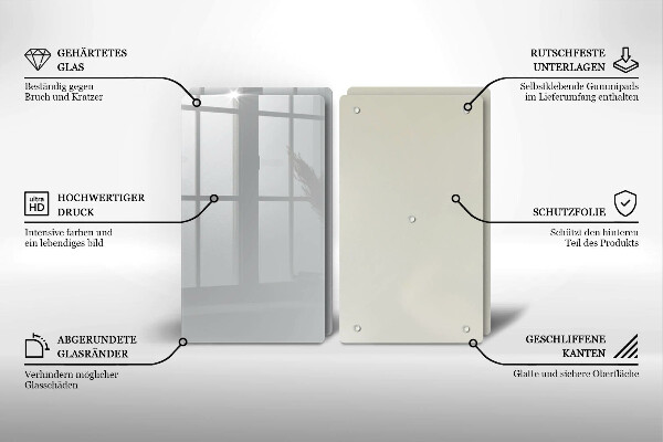 Zaščitna plošča za štedilnik Siva barva