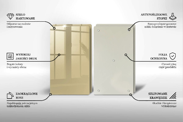 Zaščitna plošča za štedilnik Bež barva