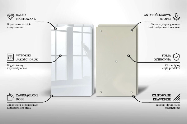 Zaščitna plošča za štedilnik Bela barva