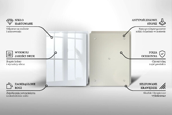 Zaščitna plošča za štedilnik Bela barva