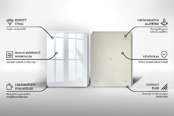 Zaščitna plošča za štedilnik Bela barva