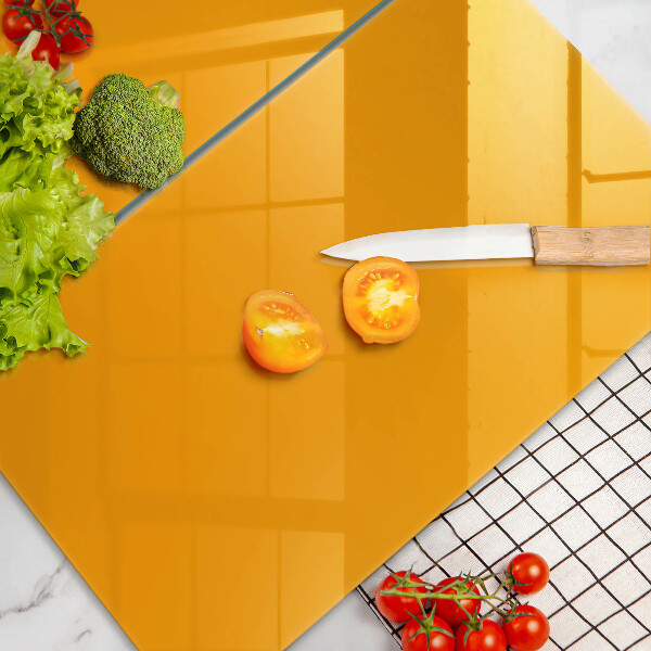 Zaščitna plošča za štedilnik Temno rumene barve