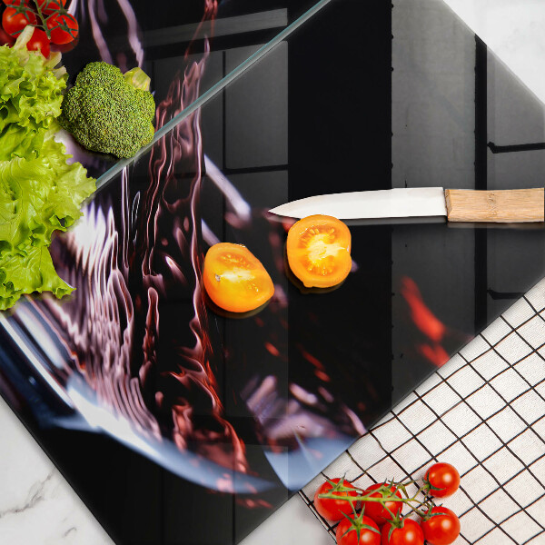 Zaščitna plošča za štedilnik Kozarec rdečega vina