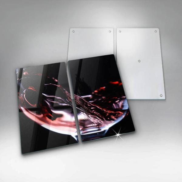 Zaščitna plošča za štedilnik Kozarec rdečega vina