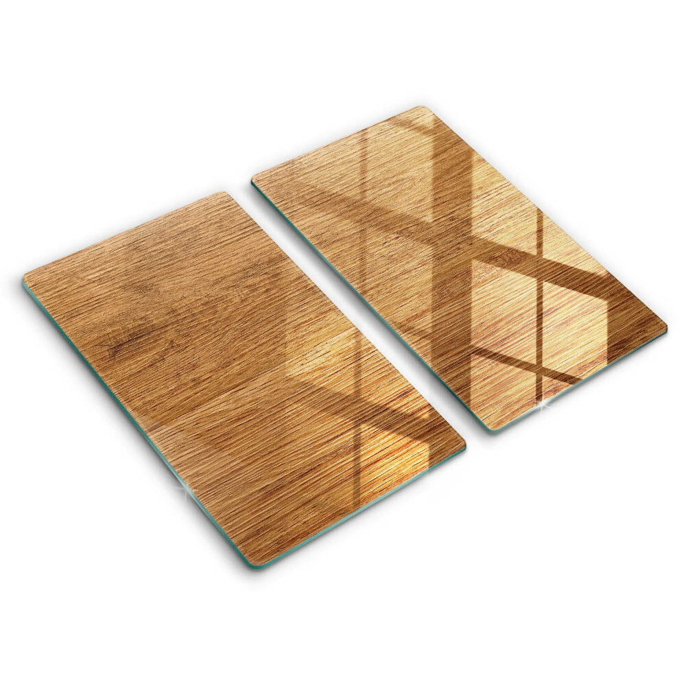 Stenska zaščitna plošča za štedilnik Tekstura lesene plošče