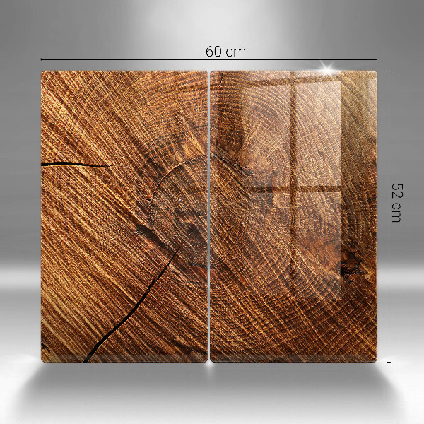 Zaščitna plošča za štedilnik Struktura lesa