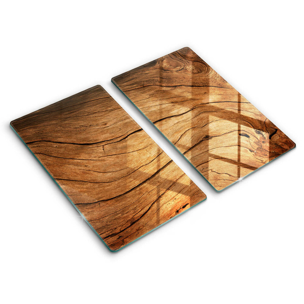 Zaščitna plošča za štedilnik Tekstura lesene plošče