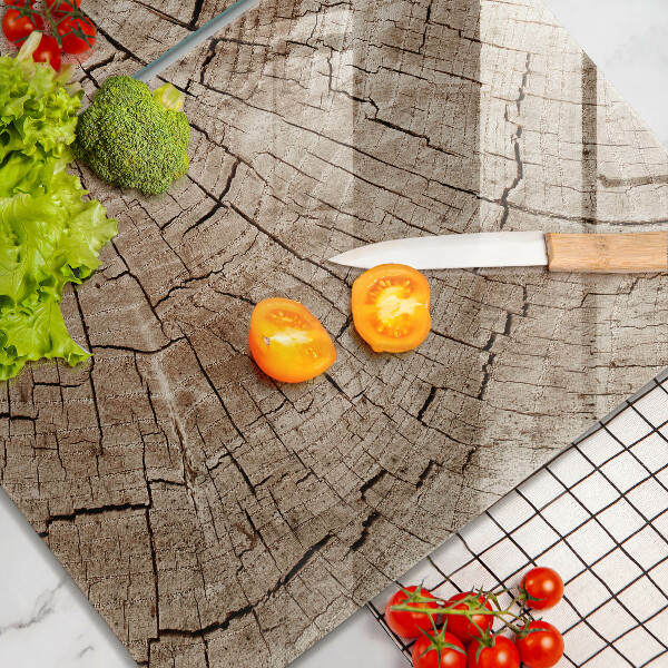 Zaščitna plošča za štedilnik Prerez drevesa