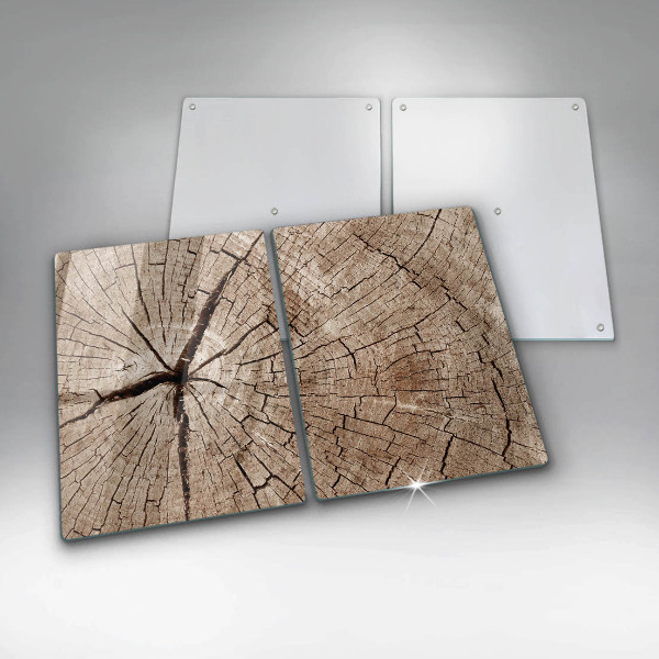 Zaščitna plošča za štedilnik Prerez drevesa