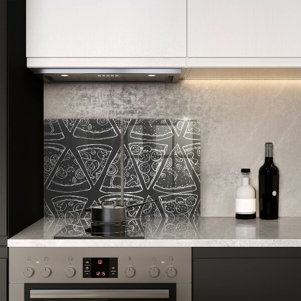 Zaščitna plošča za štedilnik Ilustracija pice