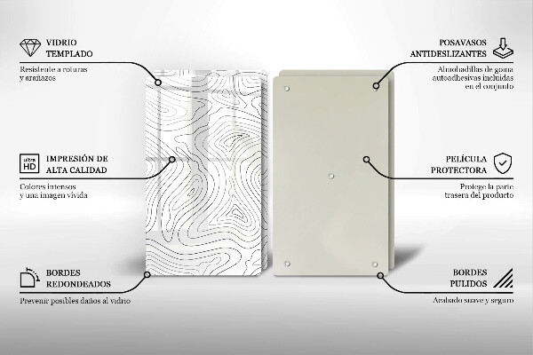 Stenska zaščitna plošča za štedilnik Abstraktne oblike