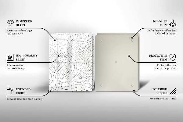 Stenska zaščitna plošča za štedilnik Abstraktne oblike