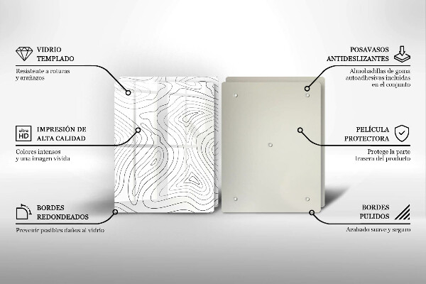Stenska zaščitna plošča za štedilnik Abstraktne oblike