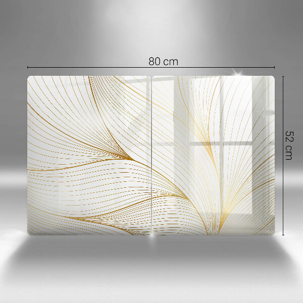 Stenska zaščitna plošča za štedilnik Vzorec modernih linij