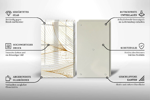 Stenska zaščitna plošča za štedilnik Vzorec modernih linij