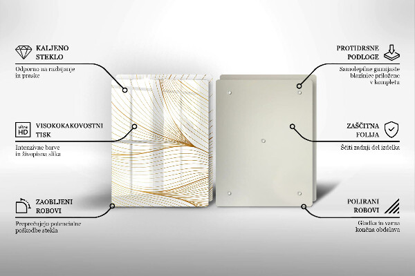 Stenska zaščitna plošča za štedilnik Vzorec modernih linij