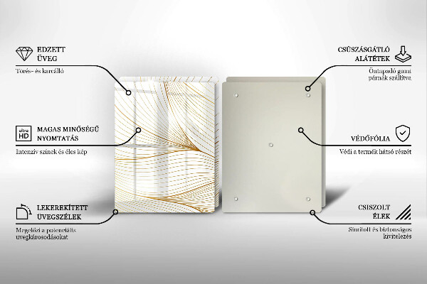 Stenska zaščitna plošča za štedilnik Vzorec modernih linij