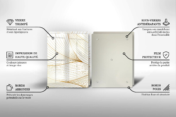 Stenska zaščitna plošča za štedilnik Vzorec modernih linij