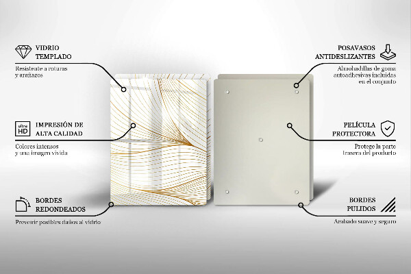 Stenska zaščitna plošča za štedilnik Vzorec modernih linij