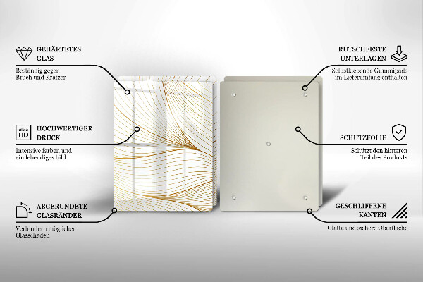 Stenska zaščitna plošča za štedilnik Vzorec modernih linij