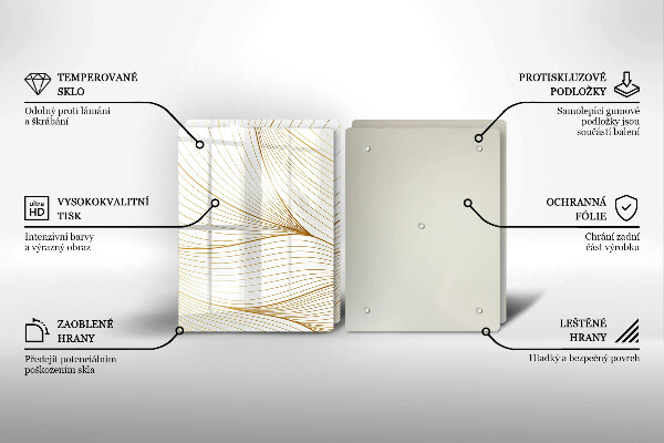 Stenska zaščitna plošča za štedilnik Vzorec modernih linij