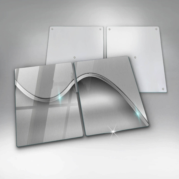 Zaščitna plošča za štedilnik Kovinska abstrakcija