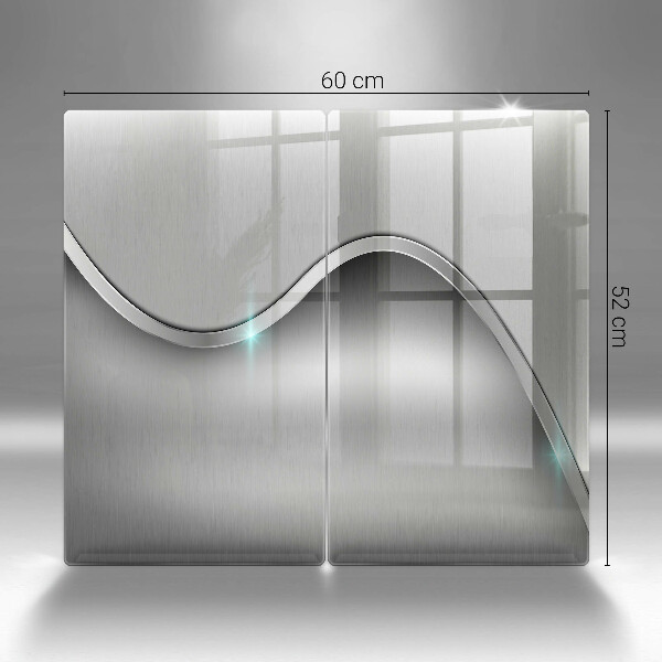 Zaščitna plošča za štedilnik Kovinska abstrakcija