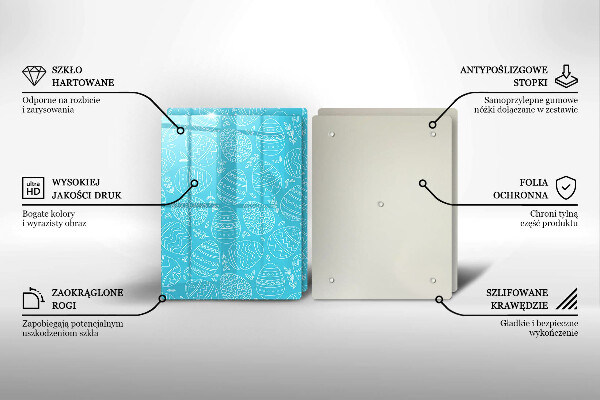 Zaščitna plošča za štedilnik Velikonočna tema