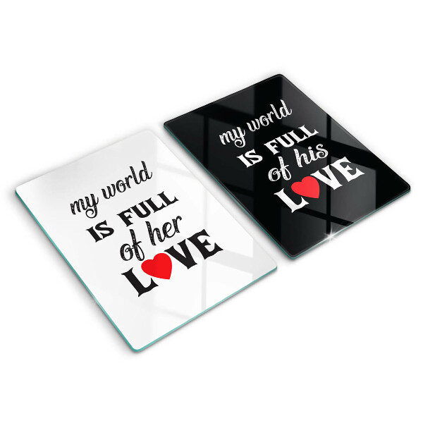 Zaščitna plošča za štedilnik Napis stavek