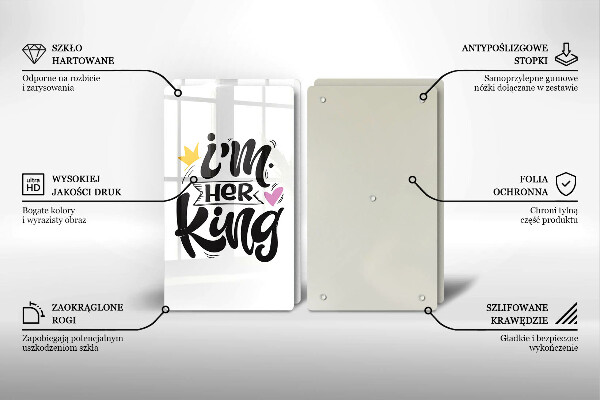 Zaščitna plošča za štedilnik Napis stavek