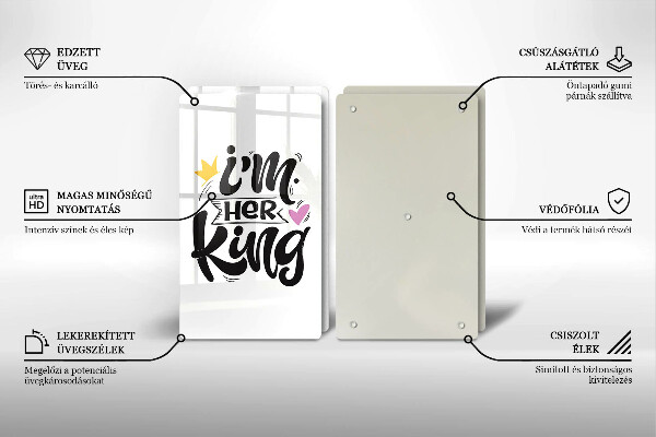 Zaščitna plošča za štedilnik Napis stavek