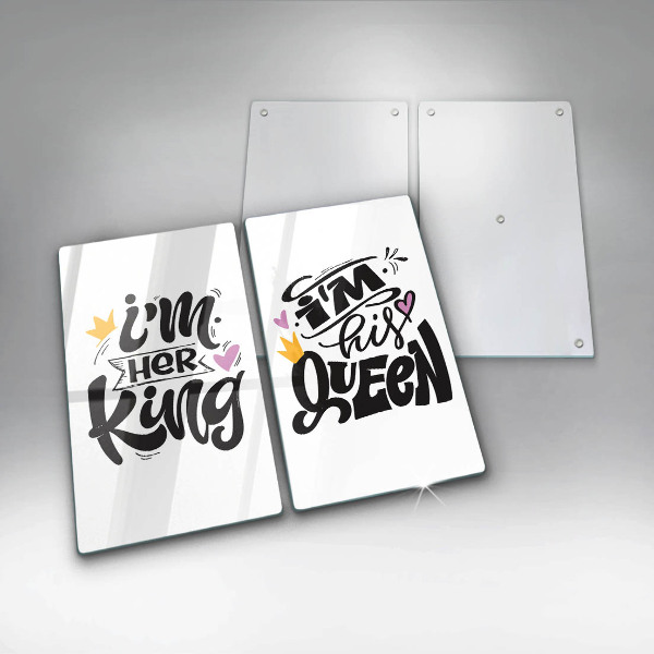 Zaščitna plošča za štedilnik Napis stavek