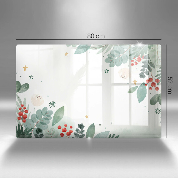 Zaščitna plošča za štedilnik Akvarelni listi