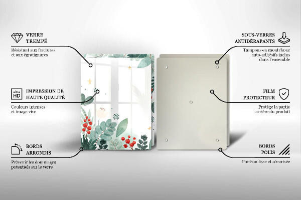 Zaščitna plošča za štedilnik Akvarelni listi