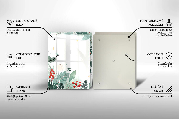 Zaščitna plošča za štedilnik Akvarelni listi