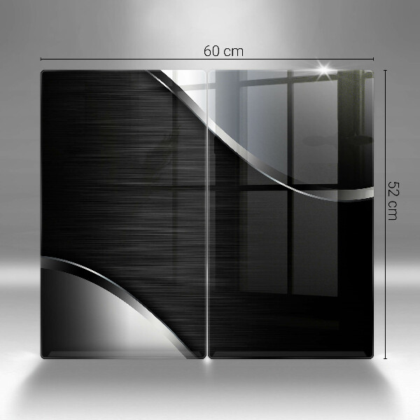 Zaščitna plošča za štedilnik Kovinska abstrakcija