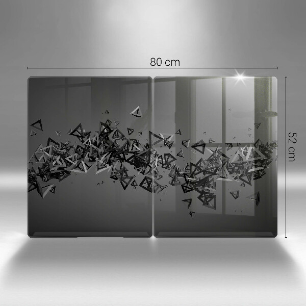 Zaščitna plošča za štedilnik Abstraktne 3D oblike