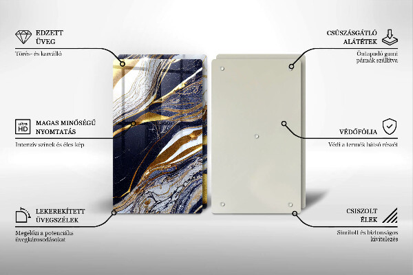 Zaščitna plošča za štedilnik Barvita abstrakcija