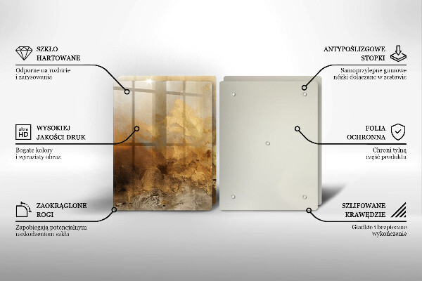 Zaščitna plošča za štedilnik Bogata tekstura