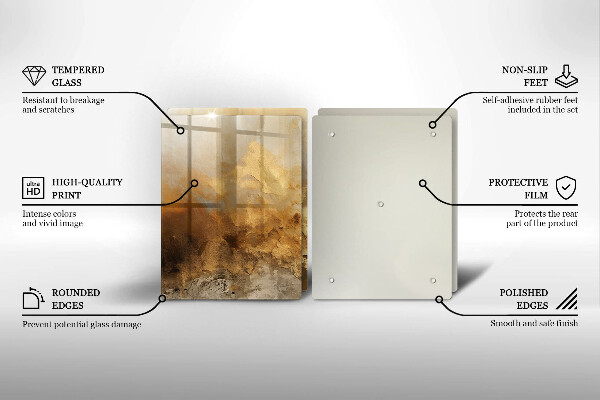 Zaščitna plošča za štedilnik Bogata tekstura