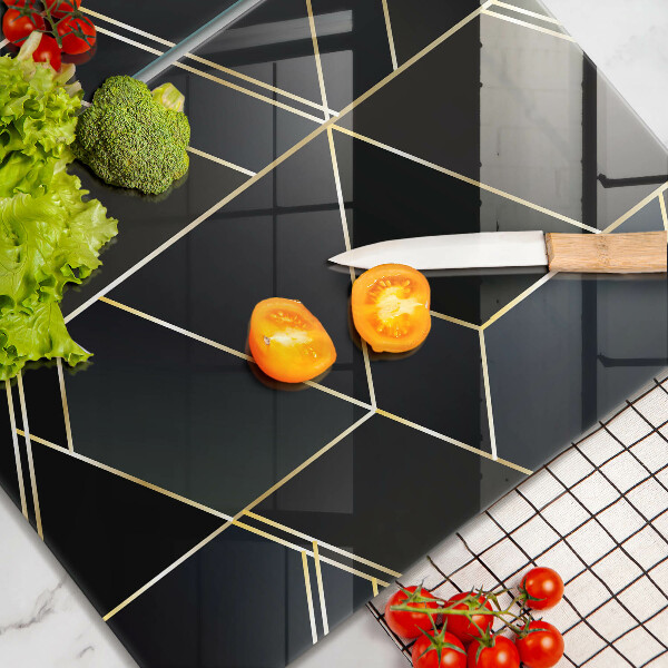 Zaščitna plošča za štedilnik Abstraktni trikotniki