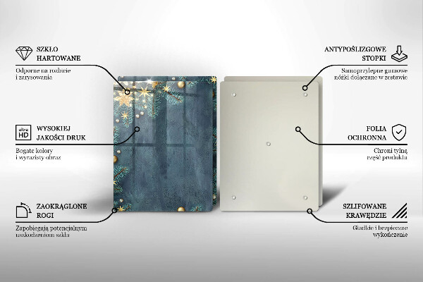 Zaščitna plošča za štedilnik božični okraski