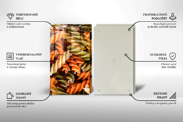 Zaščitna plošča za štedilnik Fusilli testenine