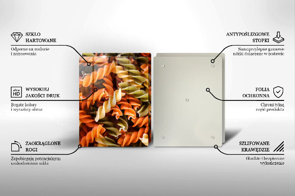 Zaščitna plošča za štedilnik Fusilli testenine