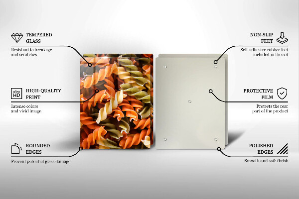 Zaščitna plošča za štedilnik Fusilli testenine