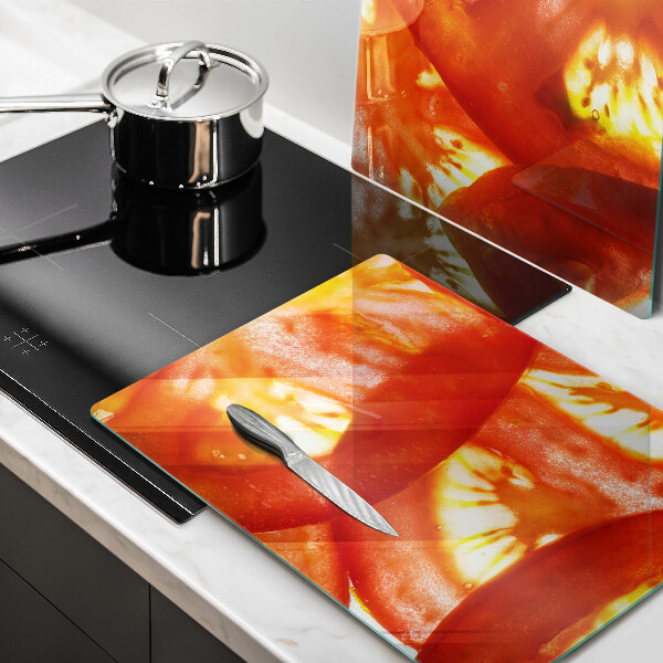 Zaščitna plošča za štedilnik Rezina rdečega paradižnika