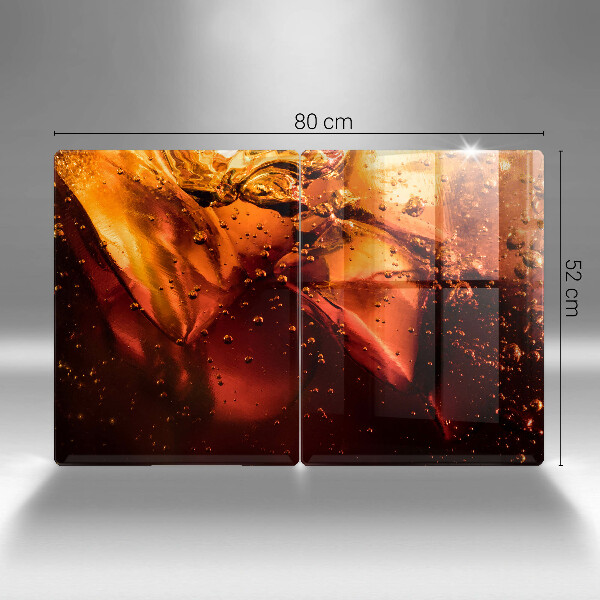 Zaščitna plošča za štedilnik Cola pijača z ledom